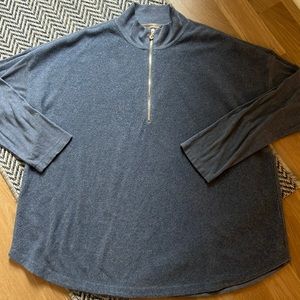 Soft Surroundings 1/2 Zip Pullover Sweater Jacket 2X